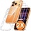 Ntech Hoesje Geschikt voor iPhone 17 Pro transparant Anti Shock - silicone hoesje met 2 Pack Screenprotector tempered glass