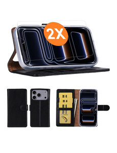 Ntech Hoesje geschikt voor iPhone 17 Pro hoesje Zwart