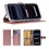 Ntech Hoesje geschikt voor iPhone 17 Pro hoesje Rose Goud pasjeshouder telefoon hoes - Met screenprotector tempered glass voor iPhone 17 Pro - 2x