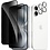 Ntech  Privacy screenprotector Geschikt voor iPhone 17 screenprotector Privacy Met iPhone 17 camera lens  - Complete bescherming voor iPhone 17 – scherm en camera in één set  - 2X