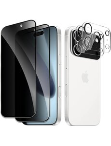 Ntech Privacy screenprotector Geschikt voor iPhone 17 Pro Max