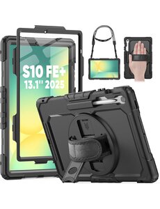 Ntech Hoes met ingebouwde Screenprotector Geschikt voor Samsung Galaxy Tab S10 FE