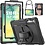 Ntech Hoes met ingebouwde Screenprotector Geschikt voor Samsung Galaxy Tab S10 FE+ Plus Tablet Case 13.1 inch hoes  Extreme Armor met screenprotector, Schouderiem, Handriem en Pencilhouder hoes - voor Horeca en Bouw - Zwart