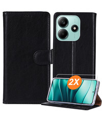 Ntech Hoesje geschikt voor Xiaomi Redmi Note 14 4G hoesje Zwart