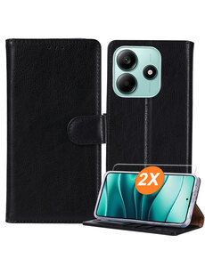 Ntech Hoesje geschikt voor Xiaomi Redmi Note 14 4G hoesje Zwart