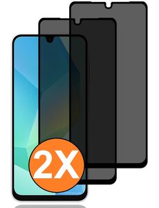 Ntech Geschikt voor Samsung Galaxy A07 screenprotector Privacy