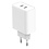 Ntech Ntech USB C Adapter 2 poorten - USB C Oplader 35w Wit - Geschikt voor Apple iPhone 17/16/15 - Oplader Geschikt voor Samsung Galaxy S25/S24/S23/S22/S25 FE/ Tab A11 Plus/ A9 Plus - Snellader - USB C Adapter - USB C Lader