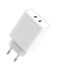 Ntech Ntech USB C Adapter 2 poorten - USB C Oplader 35w Wit