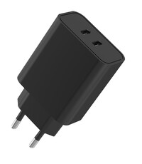 Ntech Ntech USB C Adapter 2 poorten - USB C Oplader 35w Zwart