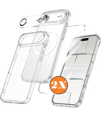 Ntech Transparant Hoesje iPhone Air Hoesje Geschikt voor MagSafe