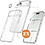 Ntech Transparant Hoesje iPhone Air Hoesje Geschikt voor MagSafe – Silicone Case met 2x Screenprotector & Camera Lens Bescherming