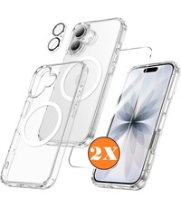 Ntech Transparant Hoesje iPhone 17 Hoesje Geschikt voor MagSafe