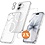 Ntech Transparant Hoesje iPhone 17 Hoesje Geschikt voor MagSafe – Silicone Case met 2x Screenprotector & Camera Lens Bescherming