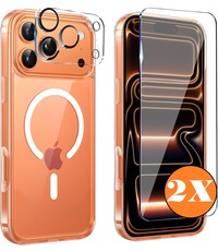 Ntech Transparant Hoesje iPhone 17 Pro Max Hoesje Geschikt voor MagSafe