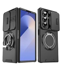 Ntech Hoesje Geschikt voor Samsung Galaxy Fold 7 hoesje Zwart