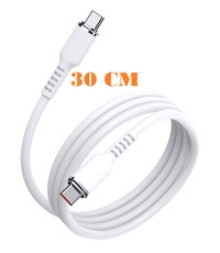 Ntech Ntech 60W USB-C naar USB-C Kabel 30cm – Korte Silicone