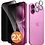 Ntech  Privacy screenprotector Geschikt voor iPhone 16 Plus screenprotector Privacy Met iPhone 16 Plus camera lens  - Complete bescherming voor iPhone 16 Plus – scherm en camera in één set  - 2X