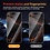 Ntech  Privacy screenprotector Geschikt voor iPhone 16 Pro screenprotector Privacy Met iPhone 16 Pro camera lens  - Complete bescherming voor iPhone 16 Pro – scherm en camera in één set  - 2X