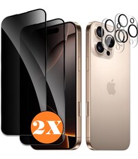 Ntech Privacy screenprotector Geschikt voor iPhone 16 Pro