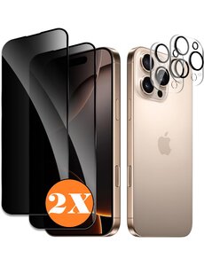 Ntech Privacy screenprotector Geschikt voor iPhone 16 Pro