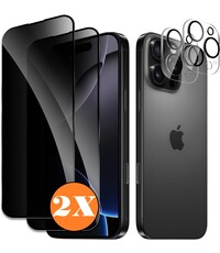 Ntech Privacy screenprotector Geschikt voor iPhone 16 Pro Max