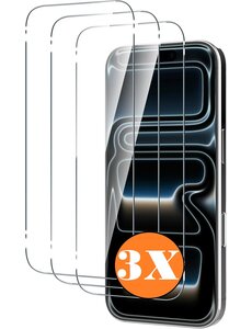 Ntech Screenprotector Geschikt voor iPhone 17 Pro screenprotector Beschermglas
