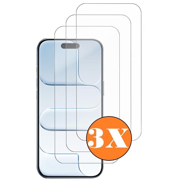 Ntech Screenprotector Geschikt voor iPhone Air screenprotector Beschermglas – gehard glas tempered glass – 3 Stuks