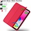 Ntech Hoes geschikt voor iPad A16 hoes - ipad 2025 hoes Rood - iPad (A16) 11th/10th Generation Case(2025/2022) met pencil houder - Smart bookcase