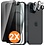 Ntech Privacy screenprotector Geschikt voor iPhone 15 screenprotector Privacy Met iPhone 15 camera lens - Complete bescherming voor iPhone 15 scherm en camera in één set - 2X