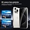 Ntech Privacy screenprotector Geschikt voor iPhone 15 Pro Max screenprotector Privacy Met iPhone 15 Pro Max camera lens - Complete bescherming voor iPhone 15 Pro Max scherm en camera in één set - 2X