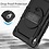 Ntech Hoes met ingebouwde Screenprotector Geschikt voor Samsung Galaxy Tab S10 Lite / S10 FE / S9 FE / S9 5G (10.9''/11'') hoes  Extreme Armor met screenprotector, Schouderiem, Handriem en Pencilhouder hoes - voor Horeca en Bouw - Zwart