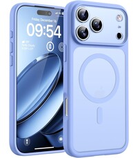 Ntech Hoesje Geschikt voor iPhone 17 Pro Hoesje Licht Blauw