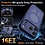 Ntech Hoesje Geschikt voor iPhone 17 Pro Max Hoesje Donker Blauw - Hoesje Geschikt voor MagSafe iPhone 17 Pro Max - Shockproof Back Cover met Lens beschermer