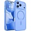 Ntech Hoesje Geschikt voor iPhone 17 Pro Max Hoesje Licht Blauw - Hoesje Geschikt voor MagSafe iPhone 17 Pro Max - Shockproof Back Cover met Lens beschermer