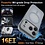 Ntech Hoesje Geschikt voor iPhone 17 Pro Max Hoesje Gray - Hoesje Geschikt voor MagSafe iPhone 17 Pro Max - Shockproof Back Cover met Lens beschermer