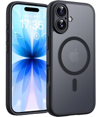 Ntech Hoesje Geschikt voor iPhone 17 Hoesje Zwart