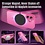 Ntech Hoesje Geschikt voor iPhone 17 Hoesje Roze - Hoesje Geschikt voor MagSafe iPhone 17 - Shockproof Back Cover met Lens beschermer