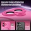 Ntech Hoesje Geschikt voor iPhone 17 Hoesje Roze - Hoesje Geschikt voor MagSafe iPhone 17 - Shockproof Back Cover met Lens beschermer