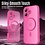 Ntech Hoesje Geschikt voor iPhone 17 Hoesje Roze - Hoesje Geschikt voor MagSafe iPhone 17 - Shockproof Back Cover met Lens beschermer