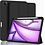 Ntech Tablet Hoes Geschikt voor iPad Air 13 Inch Hoes Zwart - Tri-fold Tablet Hoesje Case, iPad Air (2025) M3 / Air 13 inch (2024) M2 Trifold Stand Smart Case