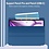 Ntech Tablet Hoes Geschikt voor iPad Air 13 Inch Hoes Donker Blauw - Tri-fold Tablet Hoesje Case, iPad Air (2025) M3 / Air 13 inch (2024) M2 Trifold Stand Smart Case