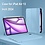 Ntech Tablet Hoes Geschikt voor iPad Air 13 Inch Hoes Licht Blauw - Tri-fold Tablet Hoesje Case, iPad Air (2025) M3 / Air 13 inch (2024) M2 Trifold Stand Smart Case