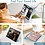 Ntech Tablet Hoes Geschikt voor iPad Air 13 Inch Hoes Licht Blauw - Tri-fold Tablet Hoesje Case, iPad Air (2025) M3 / Air 13 inch (2024) M2 Trifold Stand Smart Case