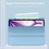 Ntech Tablet Hoes Geschikt voor iPad Air 13 Inch Hoes Licht Blauw - Tri-fold Tablet Hoesje Case, iPad Air (2025) M3 / Air 13 inch (2024) M2 Trifold Stand Smart Case