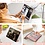 Ntech Tablet Hoes Geschikt voor iPad Air 13 Inch Hoes Rose Goud - Tri-fold Tablet Hoesje Case, iPad Air (2025) M3 / Air 13 inch (2024) M2 Trifold Stand Smart Case