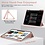 Ntech Tablet Hoes Geschikt voor iPad Air 13 Inch Hoes Rose Goud - Tri-fold Tablet Hoesje Case, iPad Air (2025) M3 / Air 13 inch (2024) M2 Trifold Stand Smart Case