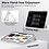Ntech Tablet Hoes Geschikt voor iPad Air 13 Inch Hoes Grijs - Tri-fold Tablet Hoesje Case, iPad Air (2025) M3 / Air 13 inch (2024) M2 Trifold Stand Smart Case