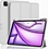 Ntech Tablet Hoes Geschikt voor iPad Air 13 Inch Hoes Grijs - Tri-fold Tablet Hoesje Case, iPad Air (2025) M3 / Air 13 inch (2024) M2 Trifold Stand Smart Case