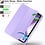 Ntech Tablet Hoes Geschikt voor iPad Air 13 Inch Hoes Paars - Tri-fold Tablet Hoesje Case, iPad Air (2025) M3 / Air 13 inch (2024) M2 Trifold Stand Smart Case