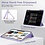 Ntech Tablet Hoes Geschikt voor iPad Air 13 Inch Hoes Paars - Tri-fold Tablet Hoesje Case, iPad Air (2025) M3 / Air 13 inch (2024) M2 Trifold Stand Smart Case